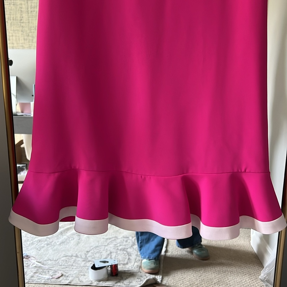 Victoria Beckham For Target, Fuchsia Flutter Dress - image 3